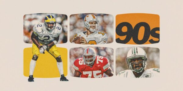 Ranking college football’s top 25 players of the 1990s, from Woodson to Moss to Manning