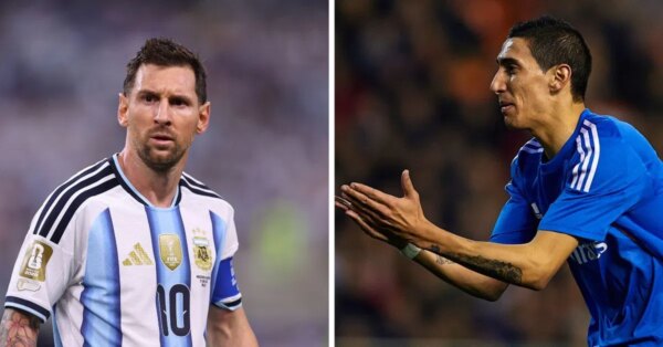 Di Maria reage com mensagem de três palavras depois que Lionel Messi marcou duas vezes para ajudar a Argentina a garantir a vitória por 2 a 0 sobre a Áustria na Copa do Mundo da FIFA
