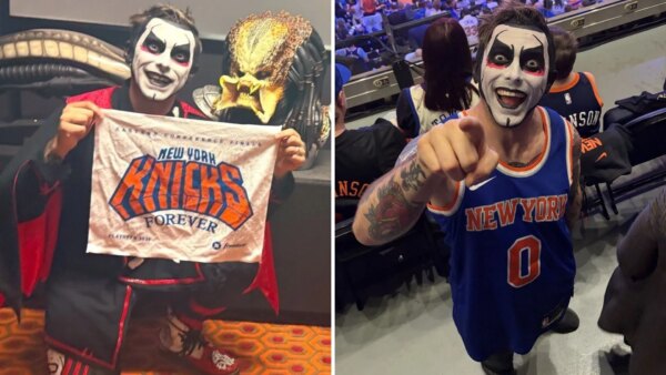 WWE: FOTO: Danhausen ‘Gets His Flowers’ após a vitória do New York Knicks no campeonato da NBA