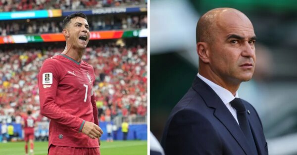 Roberto Martinez deixa claro seus sentimentos sobre Cristiano Ronaldo gritando ‘estou de volta’ para as câmeras depois de marcar na vitória por 5 a 0 sobre o Uzbequistão na Copa do Mundo da FIFA