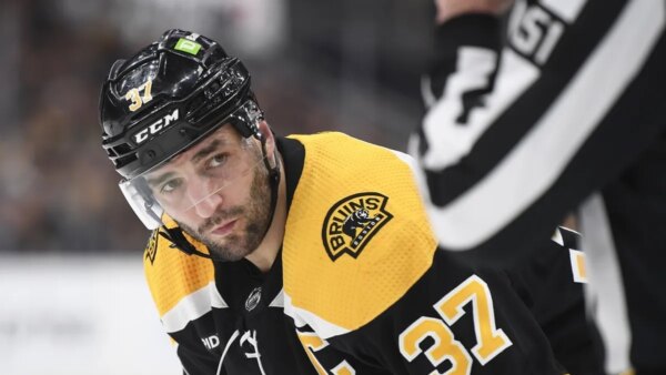 Bruins aposentando o número 37 de Patrice Bergeron na próxima temporada