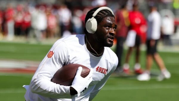 49ers WR Brandon Aiyuk posta ‘Go Commanders’