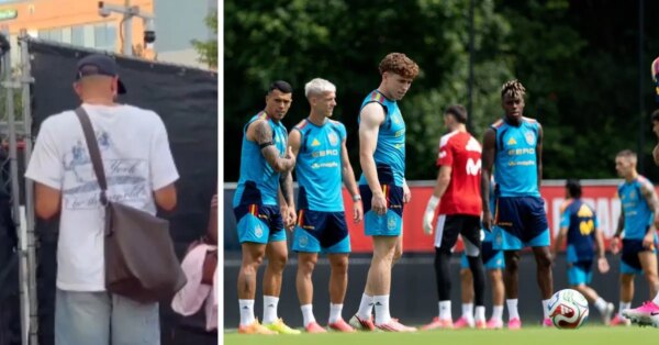 Estrela espanhola teve acesso negado às instalações de treinamento de La Roja para a Copa do Mundo da FIFA depois que a segurança não o reconheceu, o vídeo se tornou viral