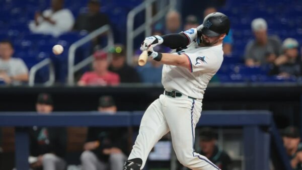Marlins coloca C Liam Hicks em IL, DFA Christopher Morel