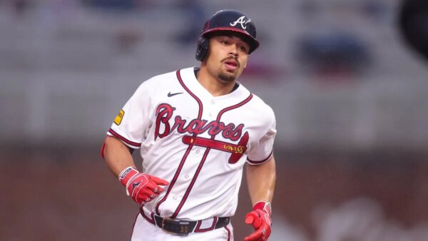 Drake Baldwin detona HR gigantesco antes que a chuva pare Giants-Braves