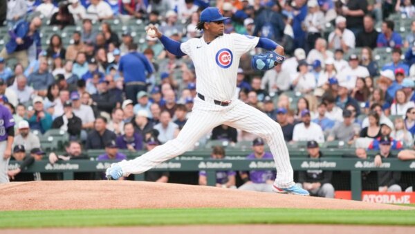Edward Cabrera, do Cubs, sai mais cedo do jogo contra Rockies devido a cãibras nas mãos