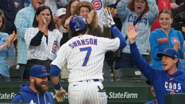 Entrada de sete corridas leva Cubs à vitória na série sobre as Montanhas Rochosas