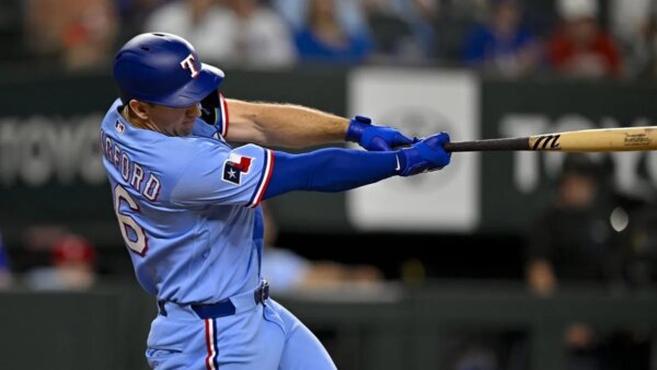 O home run de 3 corridas de Wyatt Langford ajuda o Rangers a segurar Padres