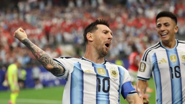 Lionel Messi, da Argentina, bate recorde de gols em Copas do Mundo contra a Áustria