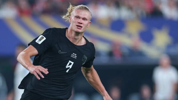 Relatório: Estrela norueguesa Erling Haaland fora contra a França