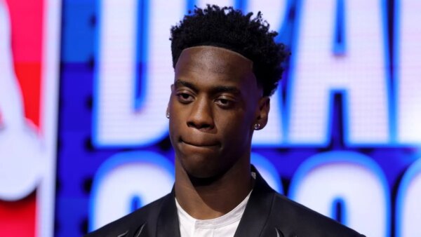 AJ para DC: Wizards escolhem Dybantsa nº 1 geral da BYU no draft da NBA