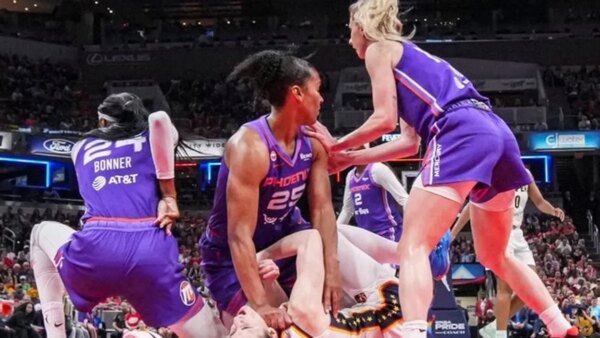 Alyssa Thomas suspendeu um jogo por soco na garganta de Caitlin Clark
