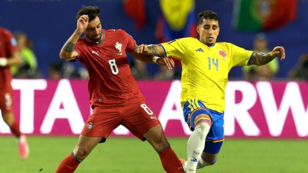 Colômbia termina na liderança do Grupo K graças ao empate em 0 a 0 com Portugal