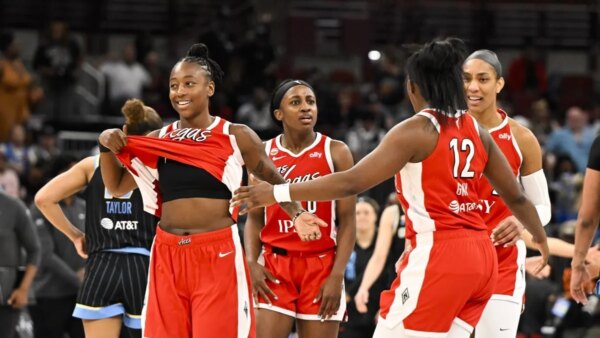 A’ja Wilson supera o medo de lesão para liderar Aces sobre Sky