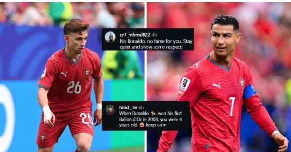 “Respeite seu líder, garoto” – Torcedores de Cristiano Ronaldo inundam o Instagram de Francisco Conceição após comentários sobre a Copa do Mundo da FIFA