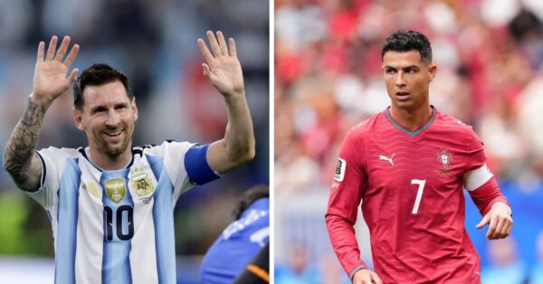 Cristiano Ronaldo foi classificado como o 19º melhor cobrador de falta de todos os tempos; onde está Lionel Messi na lista?