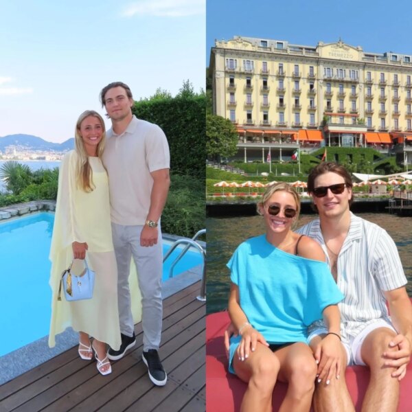 Matthew Knies aproveita uma escapadela italiana com a namorada Ella Huber em meio a rumores comerciais (NAS FOTOS)