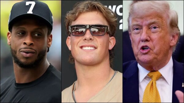 “Sempre poderia ser muito pior para um QB de Nova York”: Clay Travis, proprietário do Outkick, tem como alvo a postura Trump de Jaxson Dart enquanto os policiais são chamados à casa de Geno Smith