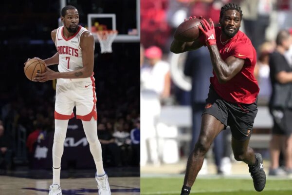 “Ele perdeu a cabeça”: o irmão de Kevin Durant ataca Brandon Aiyuk após a postagem bizarra de Commanders do 49ers WR no Instagram
