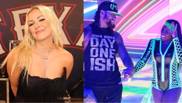 Renee Paquette reage à mensagem emocionante de Jimmy Uso para sua esposa Naomi