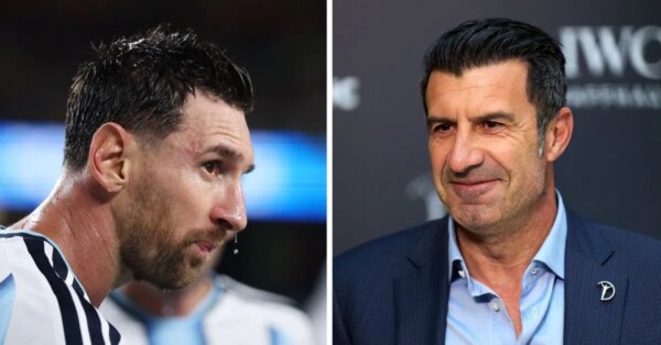 “Foi surpreendente” – Luis Figo deixa claro os seus sentimentos sobre Lionel Messi ter marcado três gols no confronto da Copa do Mundo da FIFA contra a Argélia