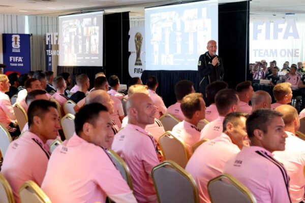A day at World Cup referee training: Chants, VAR feedback and dissecting the Mbappe penalty call