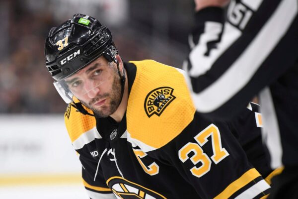 Bruins aposentará o número 37 de Patrice Bergeron em reconhecimento à carreira ‘notável’