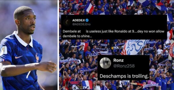 “Inútil como o Ronaldo aos 9”. “Deschamps está trollando”