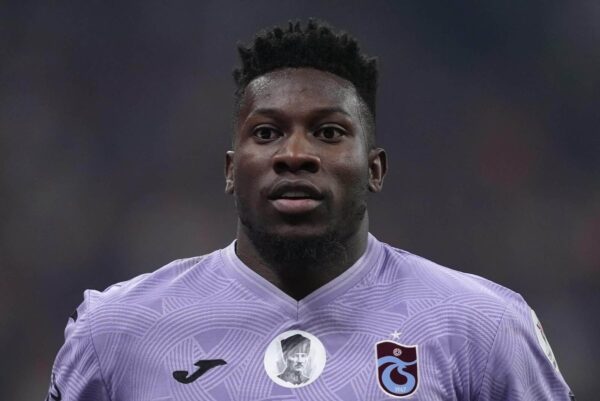 Andre Onana perto de voltar ao Trabzonspor por empréstimo do Manchester United