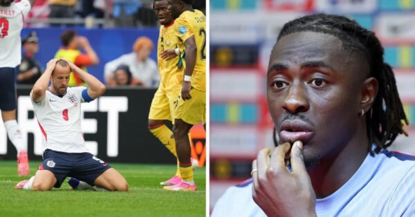 Eberechi Eze responde quando questionado se os jogadores da Inglaterra acreditam no feiticeiro ganense amaldiçoando Harry Kane na Copa do Mundo da FIFA