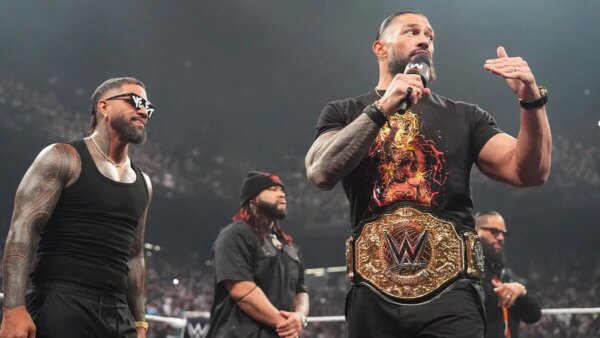 Jey Uso envia uma mensagem de uma palavra em nome de The Bloodline após as ações polêmicas da facção