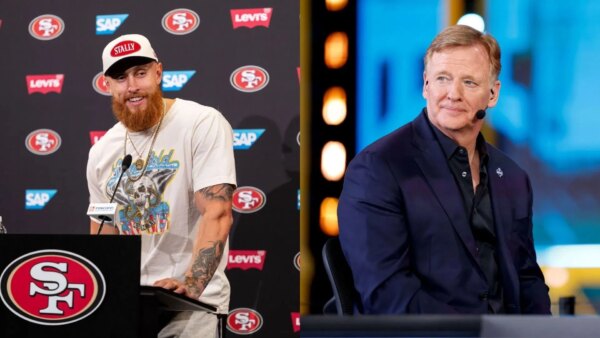 “Somos o melhor investimento da NFL”: 49ers TE George Kittle dispara contra a liga liderada por Roger Goodell por causa de polêmica questão de gramado
