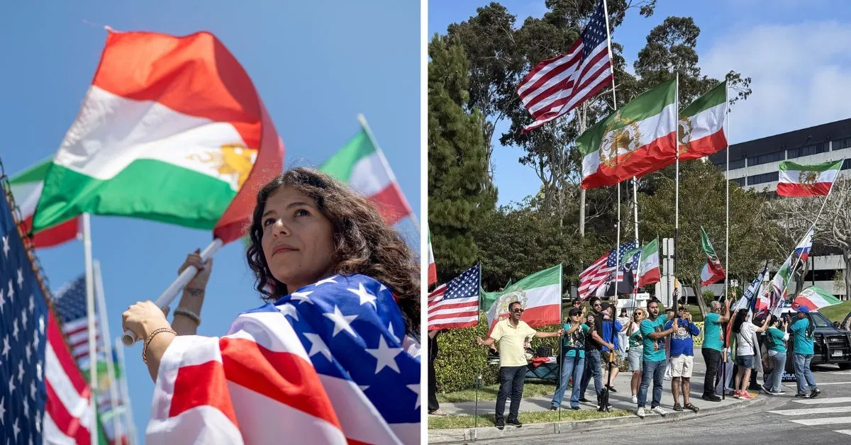 Qual foi o problema com a bandeira do Sol e do Leão do Irã na partida da Copa do Mundo contra a Nova Zelândia? Torcedores são flagrados carregando bandeira apesar da proibição da FIFA