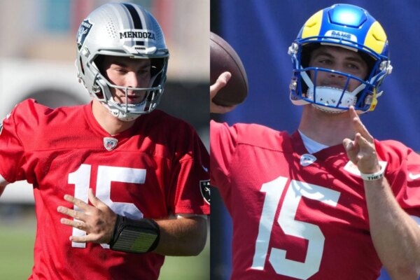 “Raiders e Rams estão tendo remorso de comprador”: analista da NFL joga água fria em Fernandon Mendoza e Ty Simpson na expectativa para a temporada de 2026