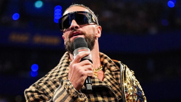 Seth Rollins dança com grande estrela da WWE após o SmackDown