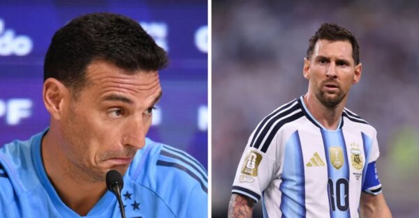 O técnico argentino Scaloni confirma se Lionel Messi será titular para enfrentar a Jordânia no confronto da Copa do Mundo da FIFA