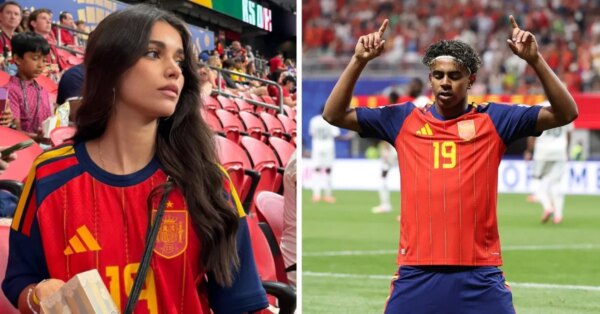 A namorada de Lamine Yamal, Ines Garcia, comemora o primeiro gol da estrela espanhola na Copa do Mundo da FIFA com a afirmação de ‘melhor jogador do mundo’ nas redes sociais
