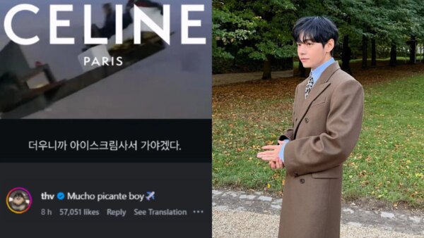 "O filho da Celine está chegando" – Fãs emocionados quando Taehyung do BTS confirma presença no show Celine Men’s SS27