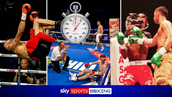 UAU! Esse é o primeiro soco | Os nocautes mais rápidos do boxe