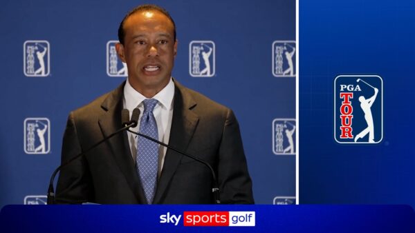 Tiger Woods apresenta uma mudança no PGA Tour em rara aparição desde a prisão por DUI