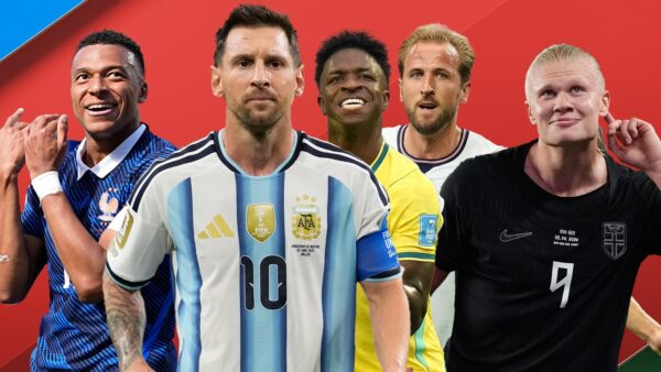 Corrida da Chuteira de Ouro da Copa do Mundo de 2026: Lionel Messi, Kylian Mbappe, Erling Haaland e Vinicius Jr em uma batalha épica pelo artilheiro | Notícias de futebol