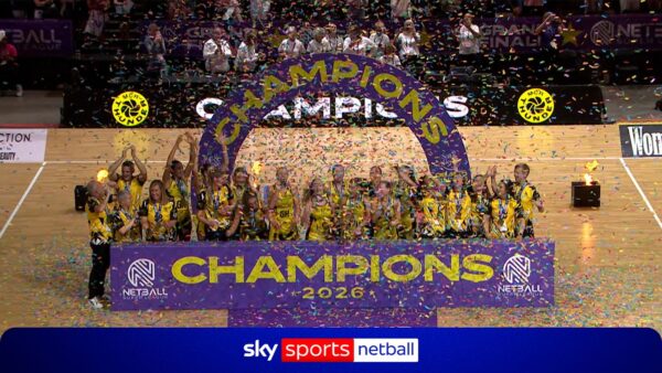 Triunfo do Manchester Thunder no thriller da Grande Final da Netball Super League!