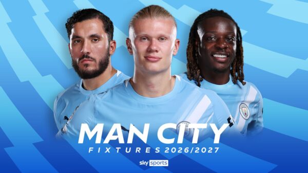 Man City: jogos e calendário da Premier League 2026/27 | Notícias de futebol