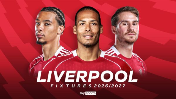 Liverpool: jogos e calendário da Premier League 2026/27 | Notícias de futebol