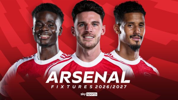 Arsenal: jogos e calendário da Premier League 2026/27 | Notícias de futebol