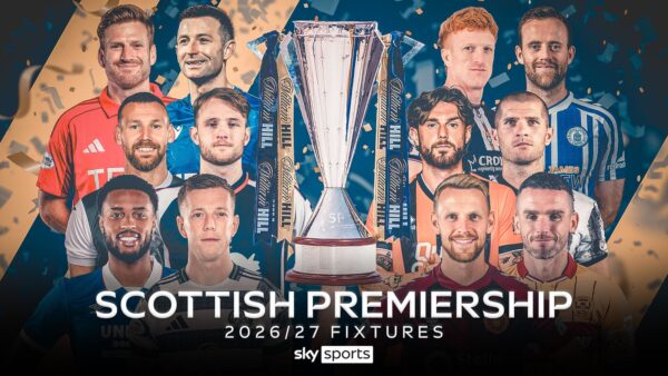 Jogos, datas e programação da Scottish Premiership 2026/27: todas as partidas do fim de semana de abertura ao vivo na Sky Sports | Notícias de futebol